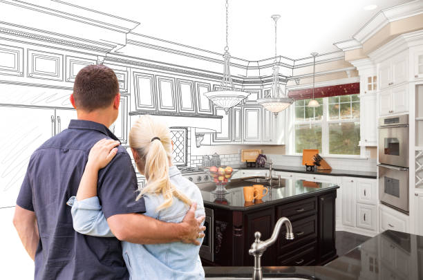 Professional Cabinet Installation technician working in Rogers, TX